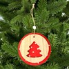 Set of 8 Christmas Pendants, Decorative Christmas Tree Pendants, Tree