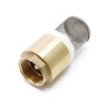 Brass Foot Valve with Check Valve and Stainless Steel Basket