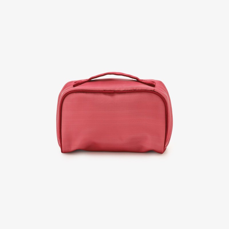 Afternoon Tea Living JL11 Embroidered Heart Open Pouch, Pink