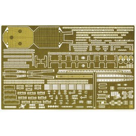 Hasegawa 1/350 Japanese Navy Light Cruiser Akano Detail Up Etched Parts Super Plastic Model Parts 40079