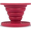 Kuissential SlickDrip Pour Over Coffee Dripper -Collapsible, Reusable Silicone Coffee