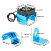 Rchobbytop Aluminum RC Heat Sink with 5V Cooling Fan 3650
