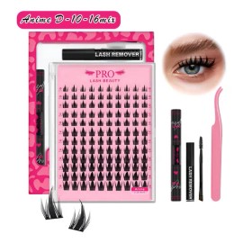 Extensiones De Pestañas Kit Efecto Manga Anime Mixto Lash                                                                                             