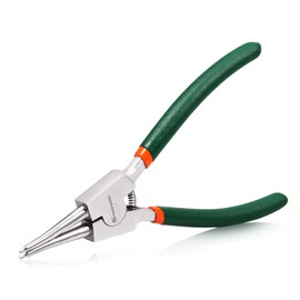 SPEEDWOX Circlip Pliers 7-Inch Snap Ring Pliers External Heavy Duty Precision Cir-Clip Retainer Ring Pliers Straight Jaw for Ring Remover Retaining