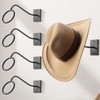 Cinati Cowboy Hat Rack for Wall, 4 Pack Cowboy Hat