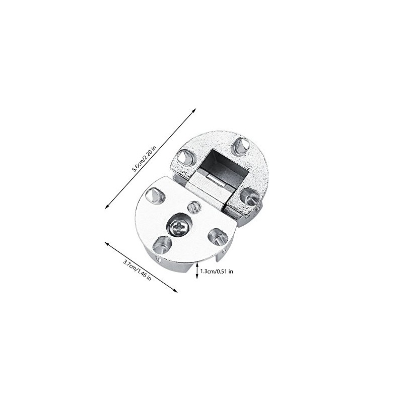 Bisagra oculta para puerta de clóset de cocina, 90 grados,