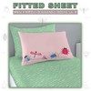 VELVETIO Luxury Kids Fitted Sheet with Matching Pillowcase, Boys &