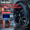PULITUO Tire Inflator Portable Air Compressor - Car Accessories 12V
