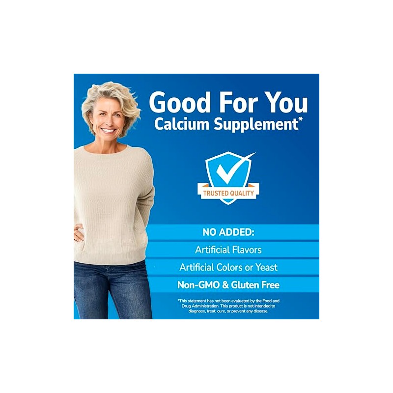21st Century Calcium Citrate Plus D Maximum Caplets, 120 Count