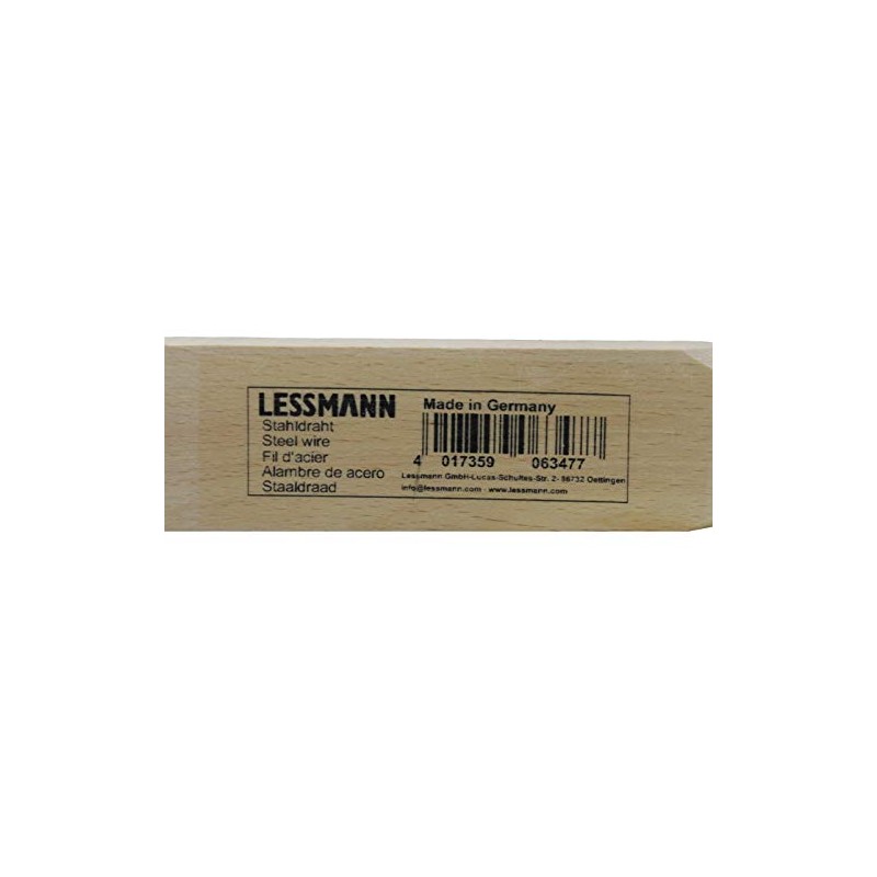 Lessmann Hand Wire Brush Design: 5 Rows, Smooth Steel Wire