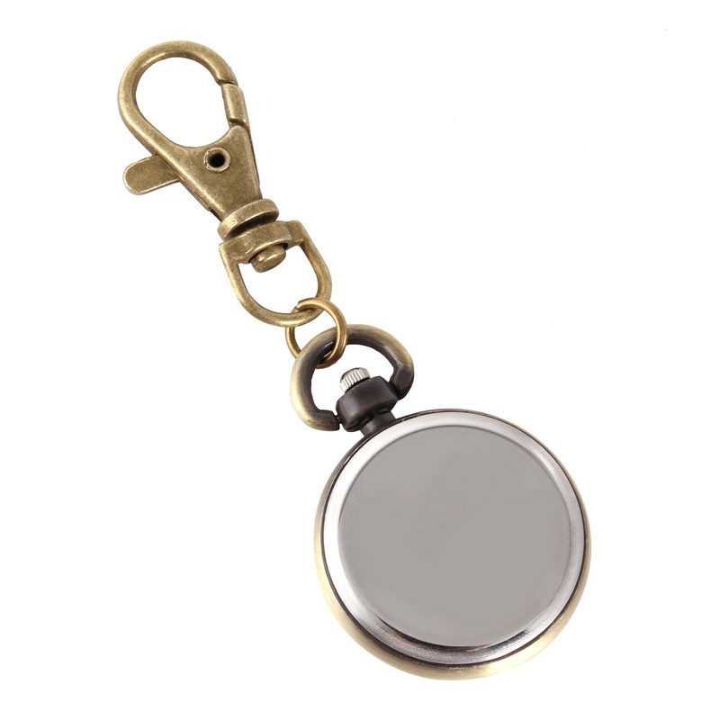 ALIENWOLF Vintage Round Classical Pocket Key Chain Watch Pendant