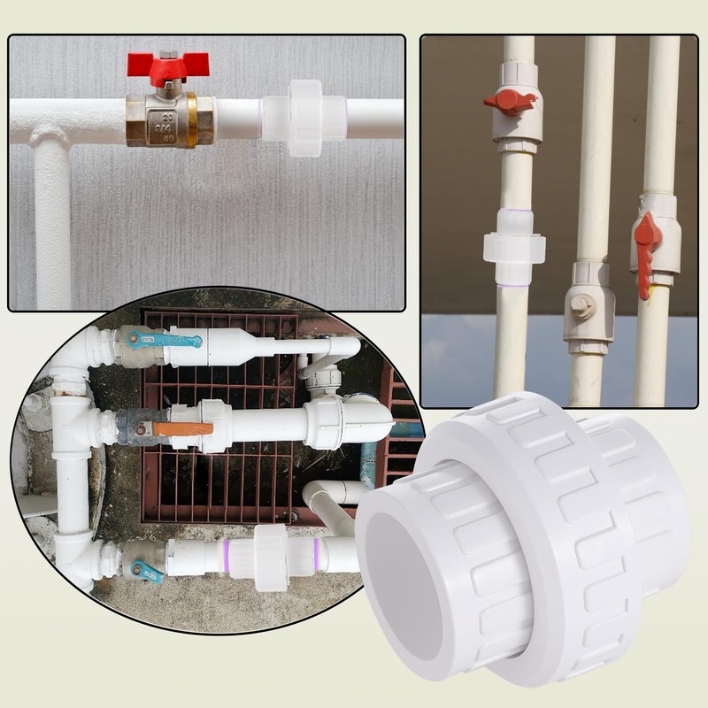 2" PVC Union Pipe Fitting, 2" PVC Slip Union Coupling