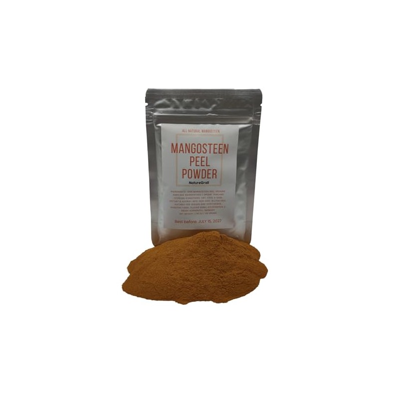 Mangosteen Peel Powder - Made from 100% Garcinia Mangostana Rind,