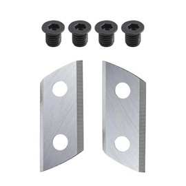 Greatshow 1 Pair Wood Chipper Blades Shredder Knives Replacement for Sun Joe CJ601E CJ602E Earthwise GS70015