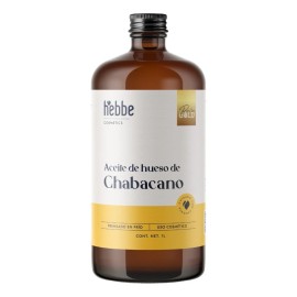 Aceite Puro de Hueso de Chabacano Albaricoque Hebbe Cosmetics 1L