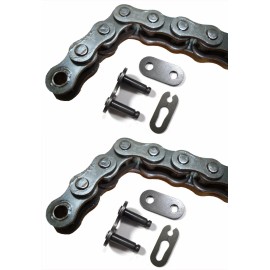 Unbranded Drive Chain & Jackshaft Chain w/ Masterlinks Coleman CT200U & BT200X Mini Bikes