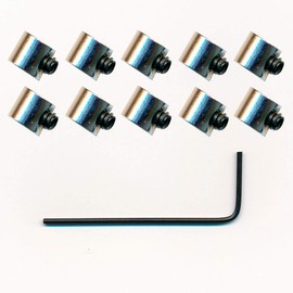10 Elegant Safety Locks (Mini) Pin Saver for Metal Button Pin Badge, Metal
