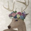 Kelly Stevens-McLaughlan, Bohemian Deer on Cream Cushion / Pillow Cover,