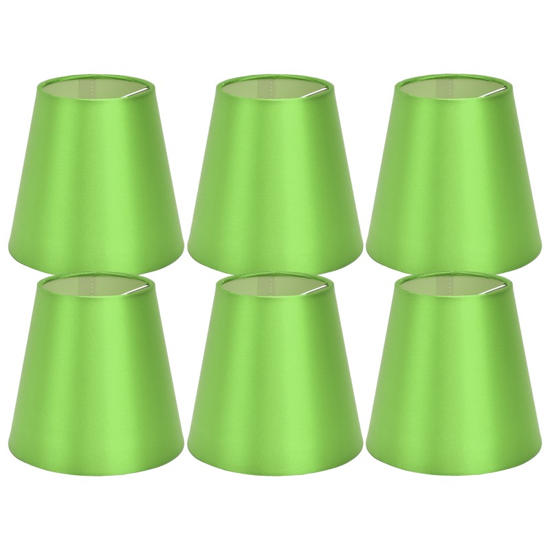 6PCS E14 Lamp Shade Fabric Lampshade Table Lamp Ceiling Lamp