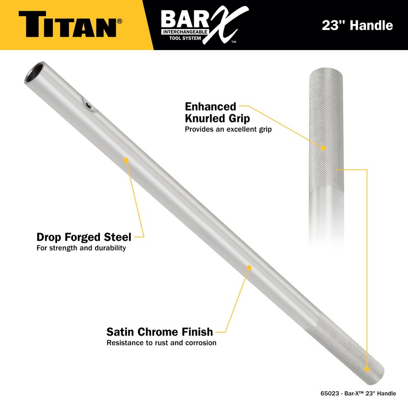 Titan Bar-X 65023 23-Inch Handle for Bar-X Ratchets and Breaker