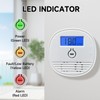 Mini LCD Display Carbon Monoxide Alarm Detector, 85dB Sound Warning,