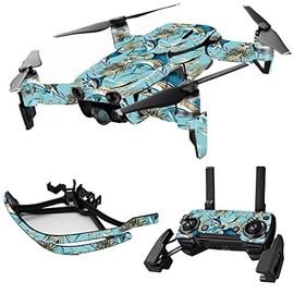 MightySkins Skin Compatible with DJI Max Coverage - Island Fish | Protective, Durable, and Unique Vinyl Decal wrap Cover | Easy to Apply, Remove, and Change Styles | Made in The USA