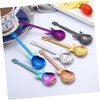 Alipis Spoon 304 Stainless Spoon Guitar Shape Tea Tool Kitchen