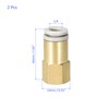 M METERXITY 2pcs 1/8 PT Female Pa Pipe Fitting Straight