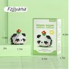 Fzjjyana Cute Panda Building Blocks (Set of 4) Panda Mini