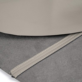 G-PLUS Leather Center Console Lid Armrest Cover Compatible with 2009-2015 Honda Pilot (Leather Skin Only) Beige Tan