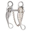 Les Vogt Roper Dogbone Snaffle w/Swivel Cheeks Bit