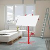 13FT Drywall Lift, Heavy Duty Sheetrock Hoist with Winch -