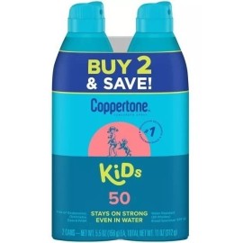 Coppertone 2 Protector Solar Niños Resistente Al Agua Spf 50 Coppertone
