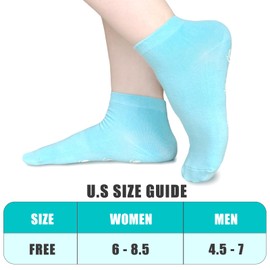 kilofly 5 pairs Non-Skid Soft Cotton Summer Slippers Gripper Socks Value Pack (set5 C)