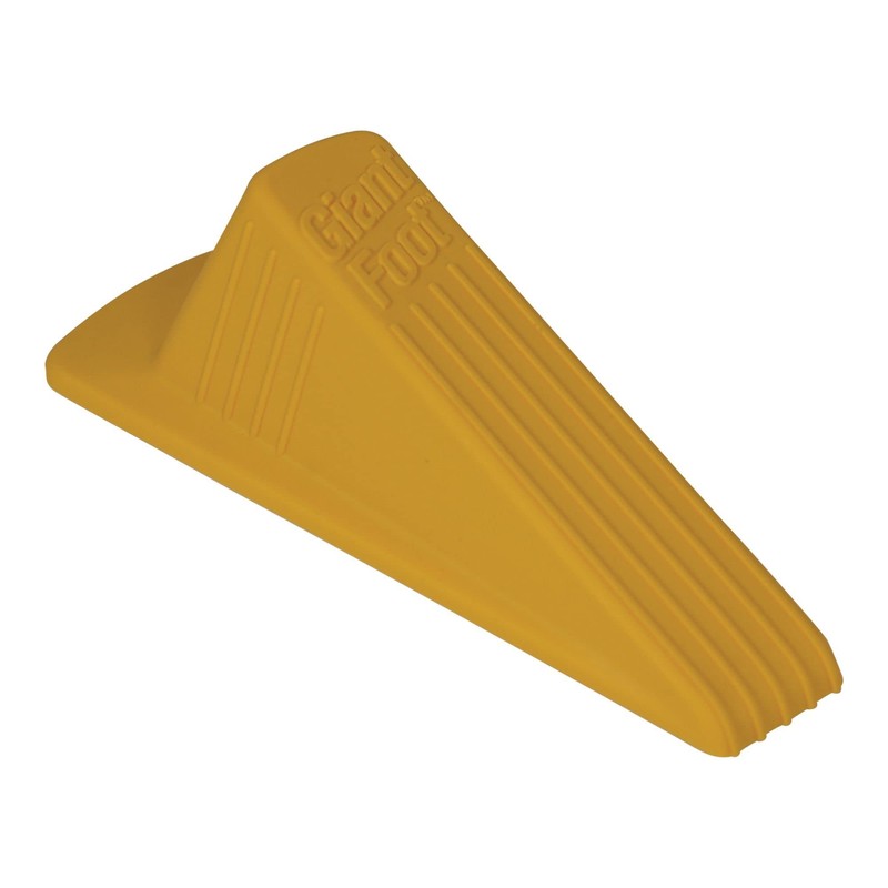 Master Caster Giant Foot Doorstop, No-Slip Rubber Wedge, 3.5w X