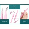 2 Pieces Sticker Tweezers, Cute Craft Tweezers for Stickers, Scrapbooking,