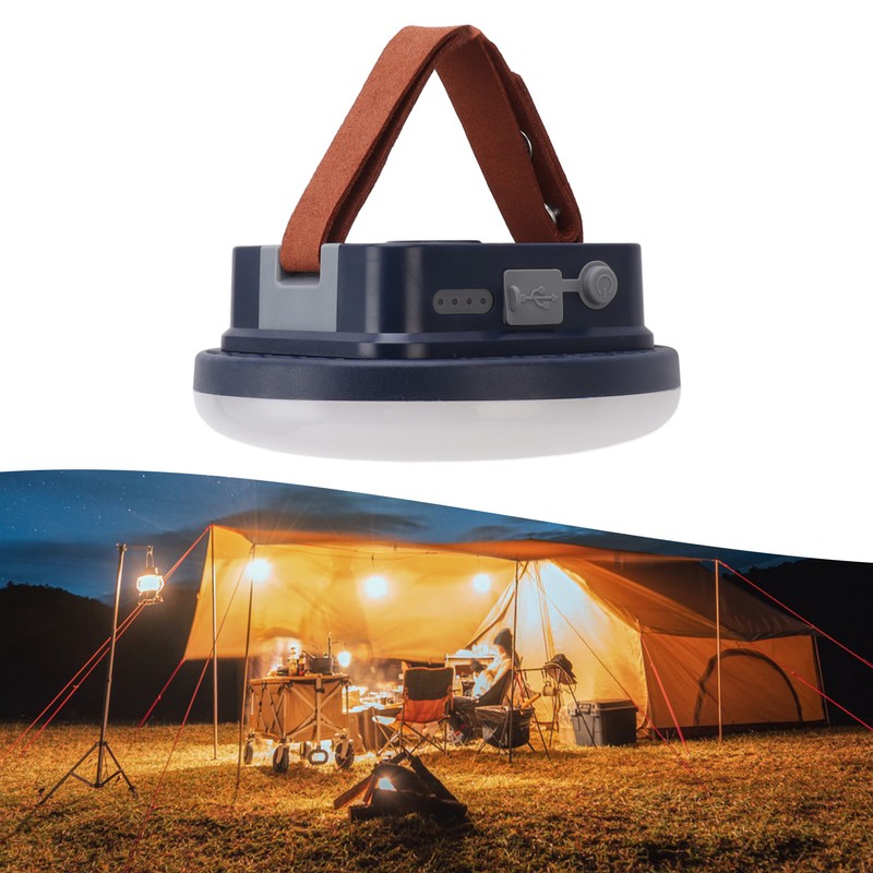 Magnetic Tent Light IP55 Waterproof 1600lm 8400mAh Dimmable Dual Color