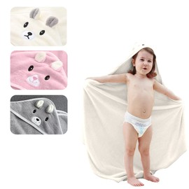 Toalla para Bebe, Toalla de Baño para Bebe, Toalla para Bebe Recien Nacido, Microfibra Absorbente Bata, Suave y Ligero, para ninos 1 Mes - 5 Años, Regalos para Bebe