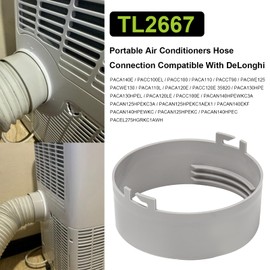 TL2667 Hose Inlet Compatible With De'Longhi Portable AC Exhaust Hose