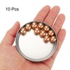 sourcing map 10 Pcs Precision Solid Copper Bearing Balls 12mm