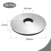 TOP-VIGOR 50Pcs EPDM Bonded Sealing Washers, 6.3mm ID 25mm OD