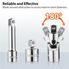 VALUEMAX 9 PCS Socket Accessory Set, Includes 3/8" Drive Extension