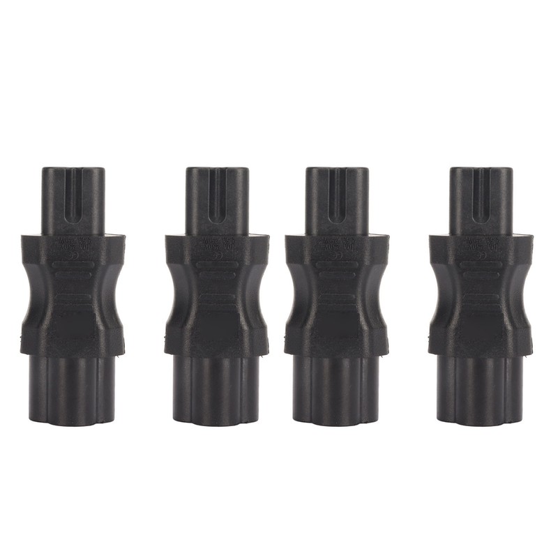 4PCS IEC320 C6 to IEC320 C7 Power Adapter Plug and
