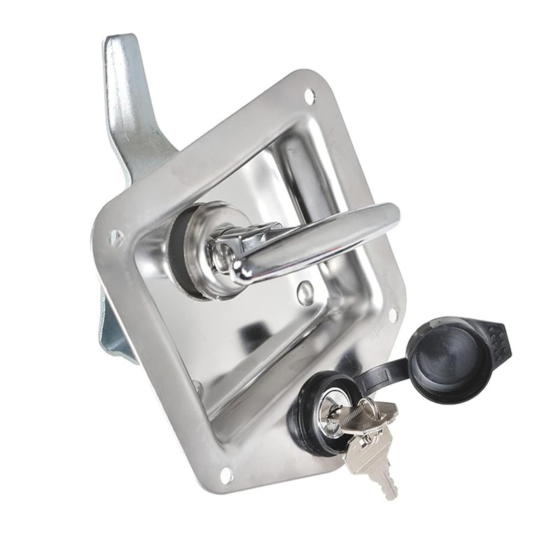 1-Pack Trailer Door Latch Rv Door Tool Box Lock T-Handle