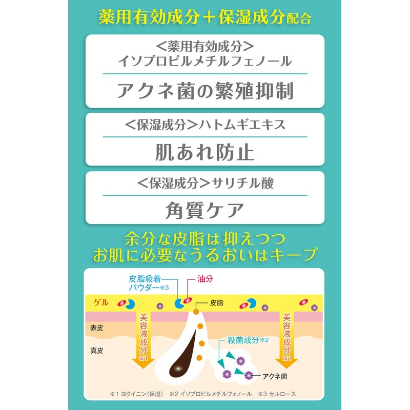 【医薬部外品】オードメディカ 薬用スキンコンディショニングゲル 140g ( ローズマリーの香り ) 大容量 オールインワン / ニキビ