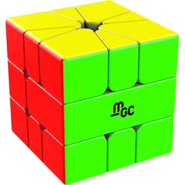 CuberShop MGC SQ1 - cubeta magnético cuadrado de velocidad sin adhesivos, con forma de YJ profesional SQ-1 rompecabezas mágico sin adhesivos, serie MGC Alien Brain Teaser Toy (MGC SQ 1 M - sin