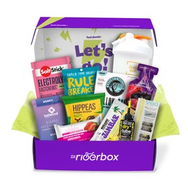 Fuel Goods Gift Box For Cyclists, Care Package for Bikers, Assortment of Nutritional Snacks, Personal Care, Recovery & Biking Accessories, Hand-Picked By Athletes, 10-12 Items Per Box