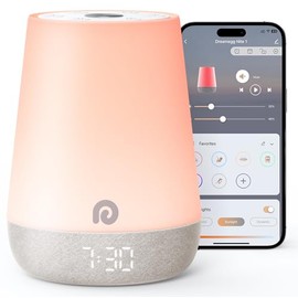 Dreamegg Sound Machine Baby - White Noise Sound Machine Baby With Night Light, Ok to Wake Alarm Clock, 34 Soothing Sounds, Sleep Trainer, Routine Buil