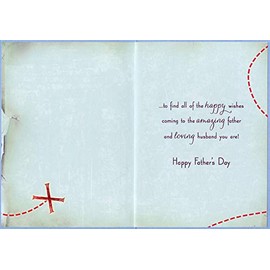Designer Greetings Islands: Fridge, Couch, Remote, Grill Father's Day Card for Husband