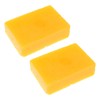 EMSea 2 Pack Beeswax Block for Leather Sewing 80x50x25mm Organic